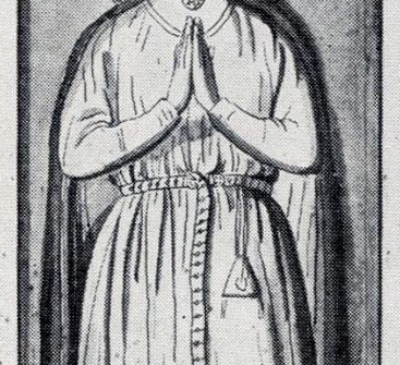 Effigy of Agnès de Baudement, 1207